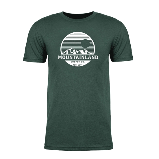 - MTNLAND NEXT LEVEL TEE - HEATHER FOREST GREEN #6210_ML_HG_