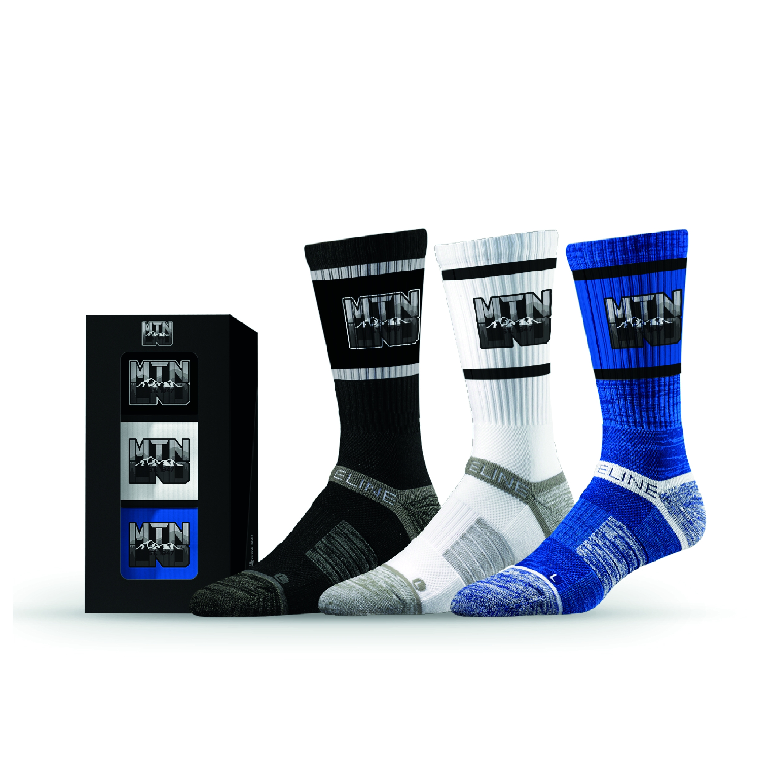 STRIDELINE 3 PACK PREMIUM SOCKS