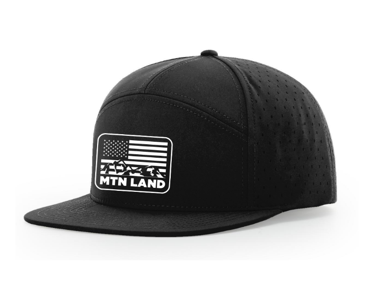 MTNLAND CANNON PERFORMANCE HAT - BLACK