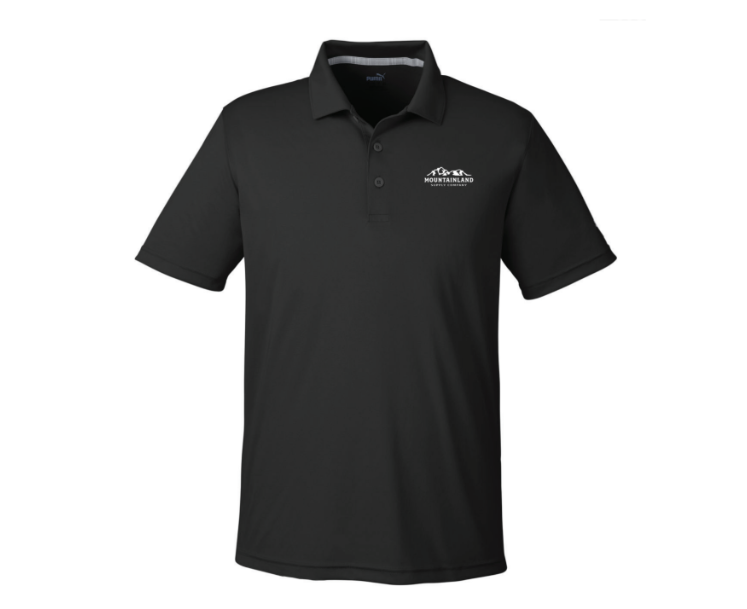 MTNLAND PUMA GOLF POLO - BLACK