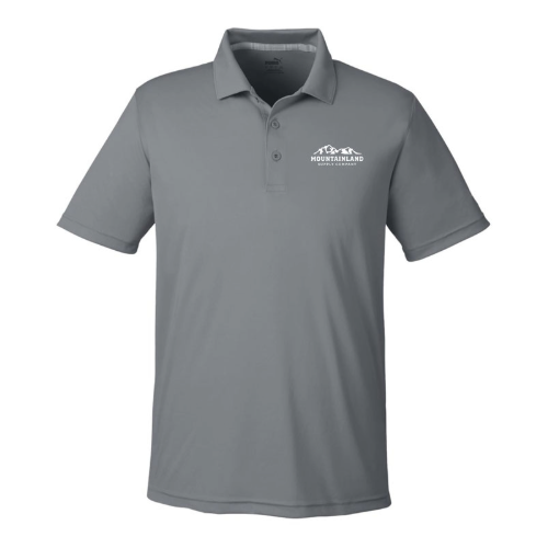 Puma Golf Men's Gamer Golf Polo - DARK GREY