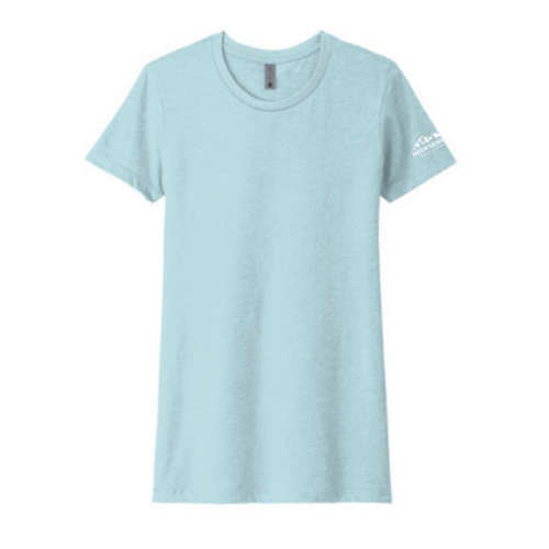 MTNLAND LADIES NEXT LEVEL TEE - ICE BLUE