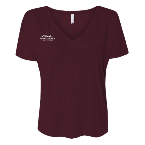 Bella+Canvas Women's Slouchy V-Neck Tee
